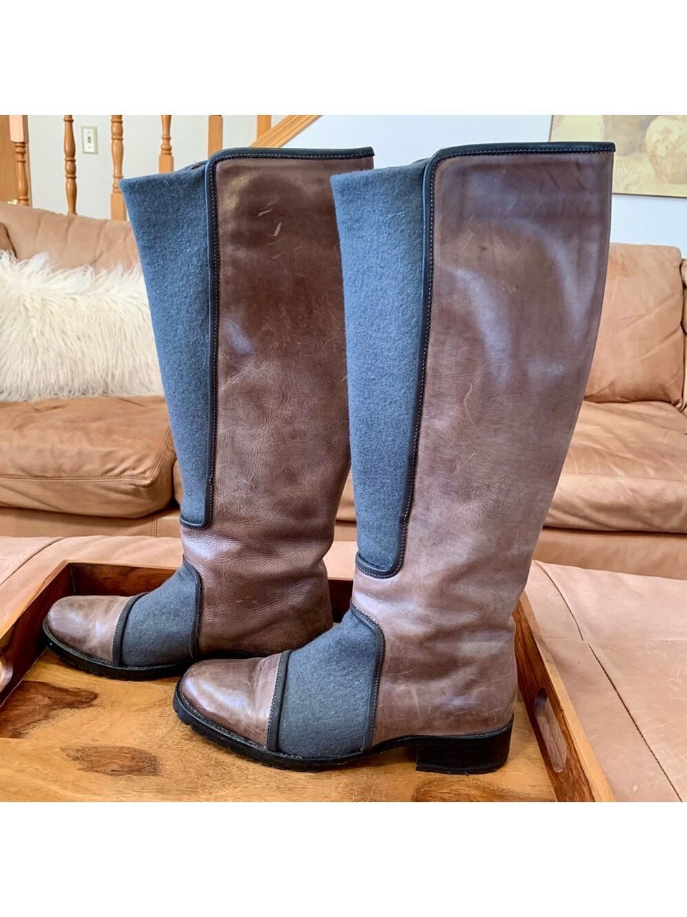 Dusica Sacks Equestrian Tall Italian Leather Riding Boots